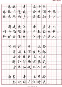 a4田字格练字模板下载每日硬笔教程