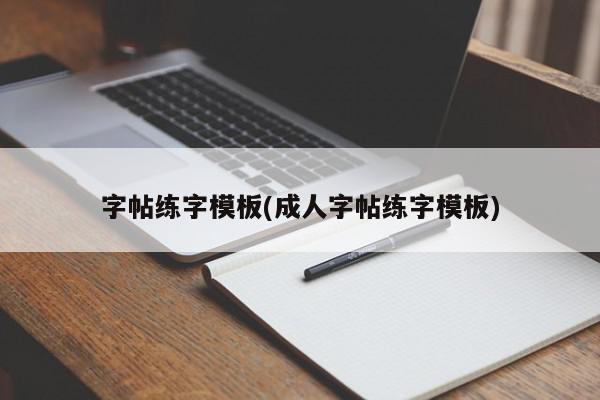 字帖练字模板(成人字帖练字模板)