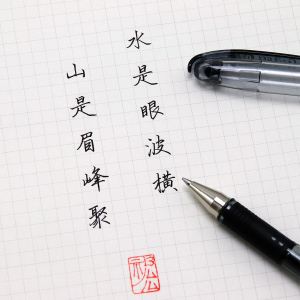 中性笔07练字_中性笔练字的技巧